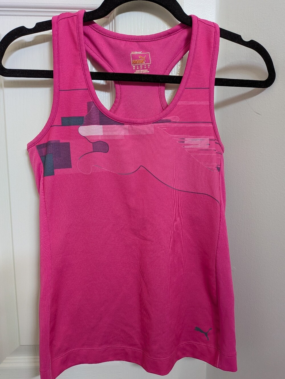 Puma Fuschia Racerback Athletic Tank